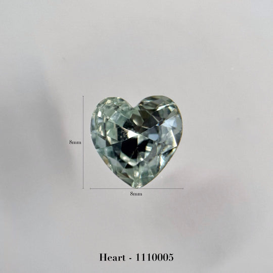 Heart – front 8×8mm