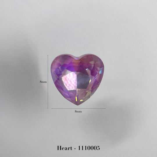 Heart – front 8×8mm