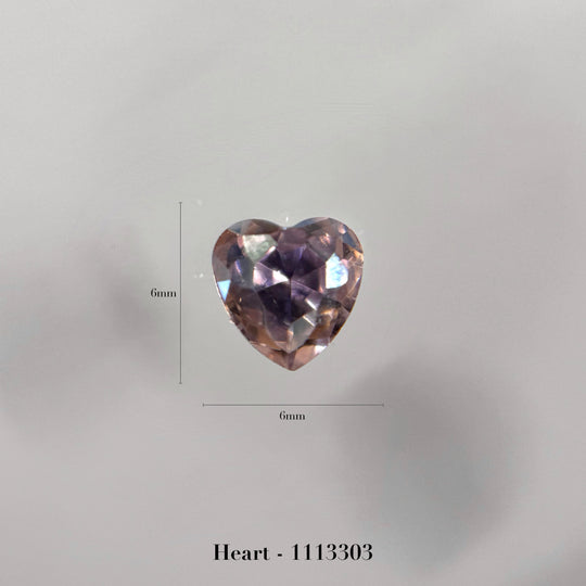 Heart- front small 6×6mm