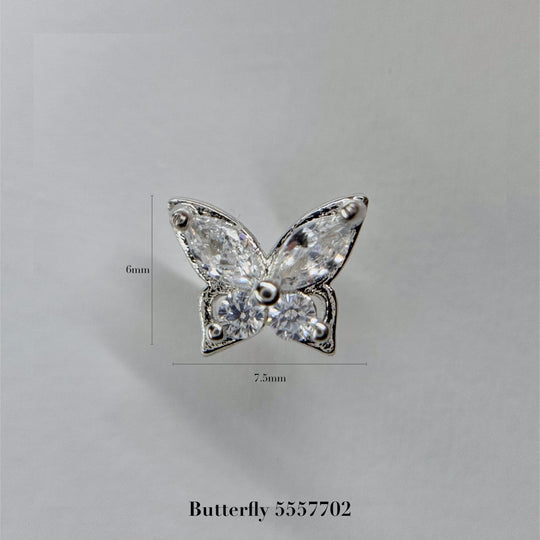 silver parts – butterfly