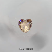 Heart- front small 6×6mm