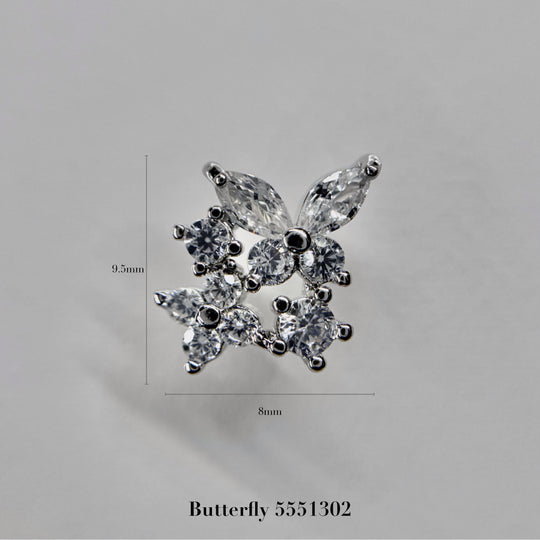 silver parts – butterfly
