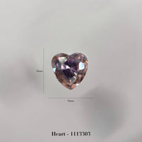 Heart- front small 6×6mm