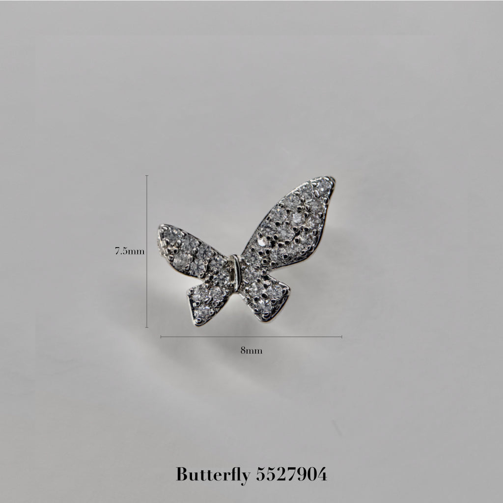 silver parts – butterfly