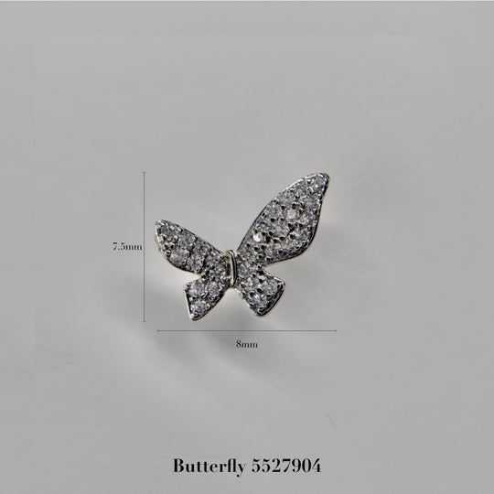 silver parts – butterfly