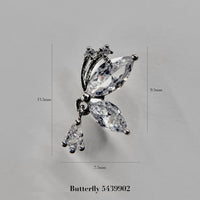 silver parts – butterfly