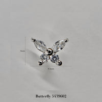silver parts – butterfly