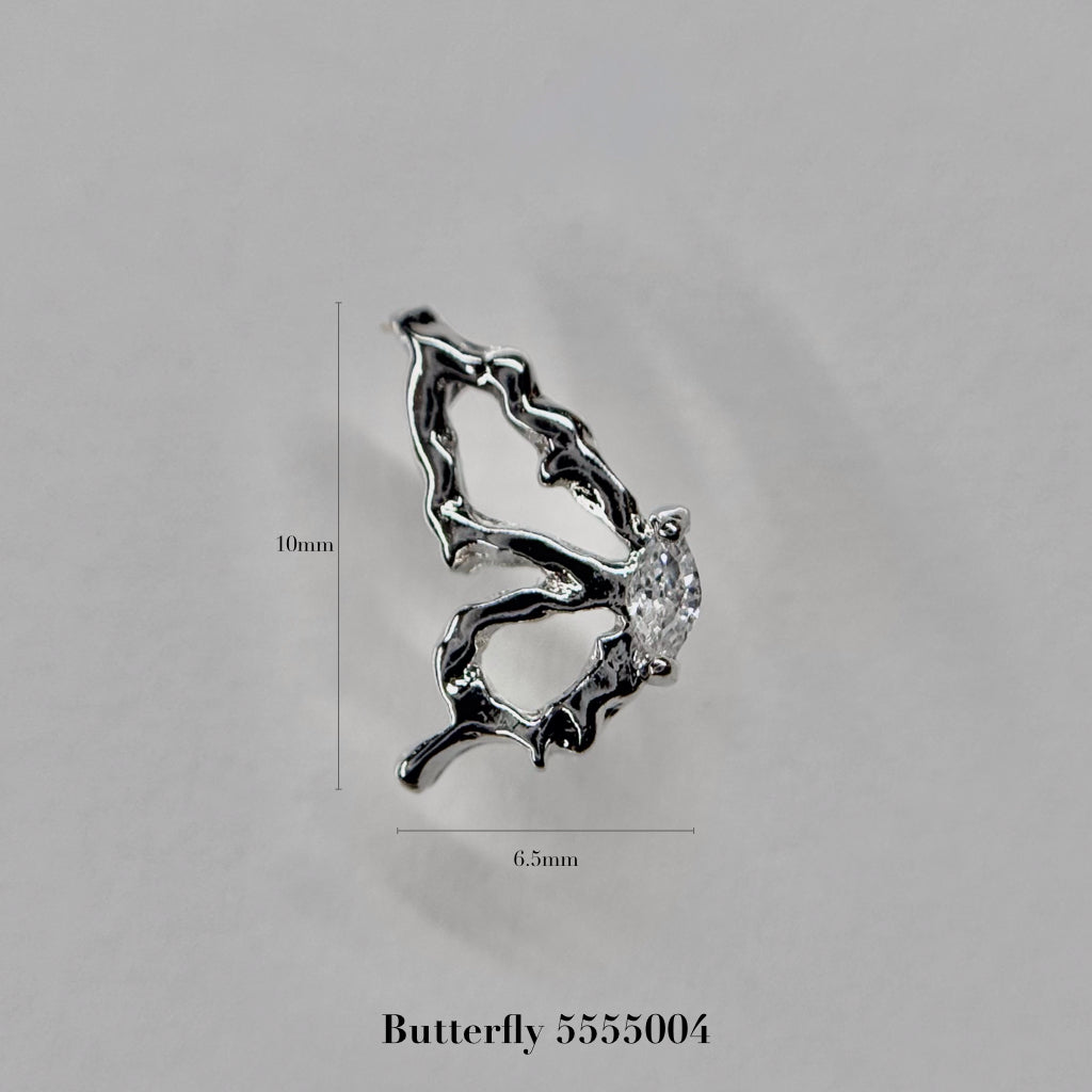 silver parts – butterfly