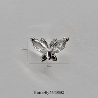silver parts – butterfly