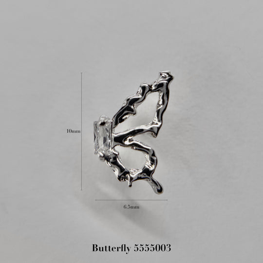 silver parts – butterfly
