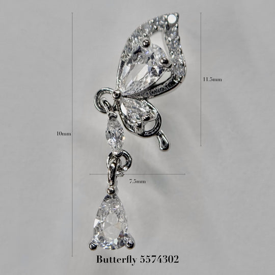 silver parts – butterfly