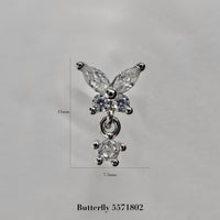 silver parts – butterfly