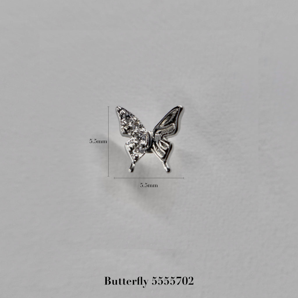 silver parts – butterfly