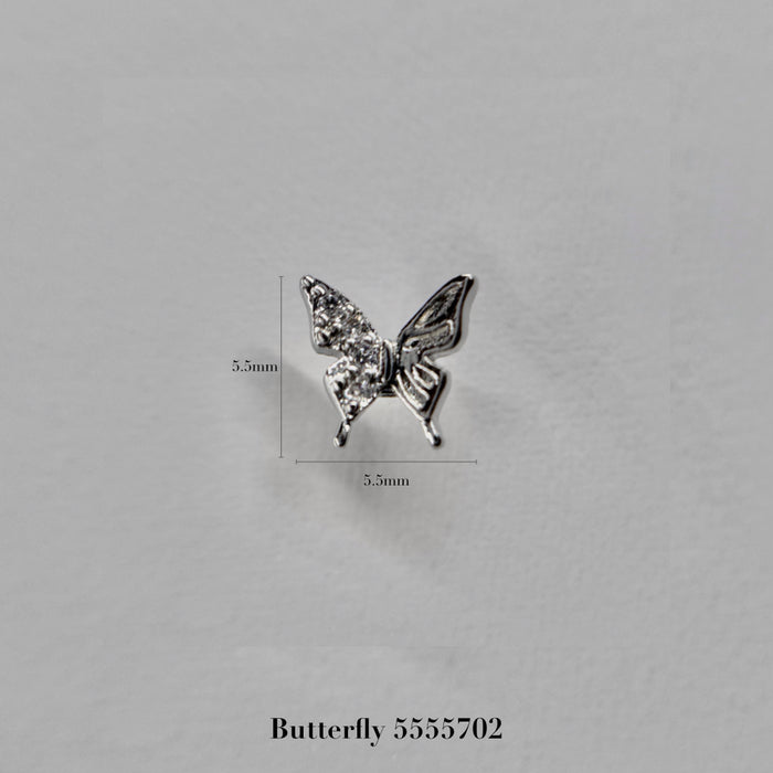 silver parts – butterfly