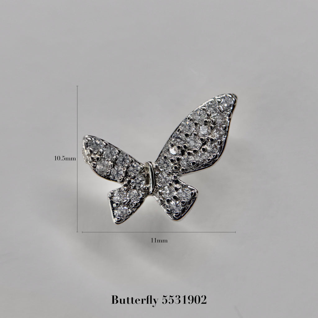 silver parts – butterfly