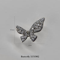 silver parts – butterfly